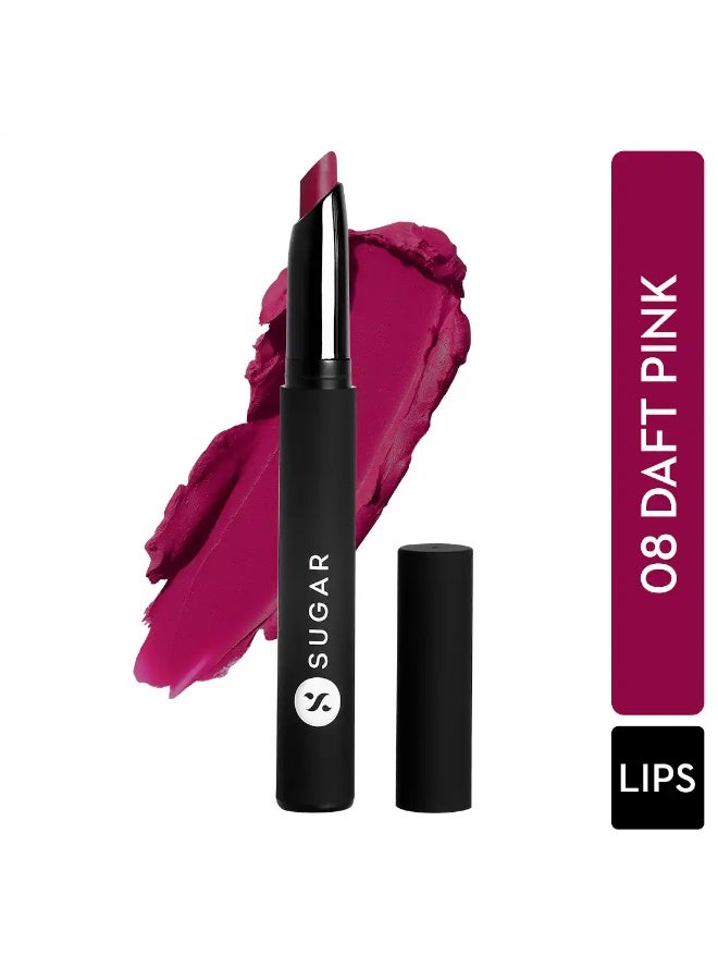 SUGAR Cosmetics Matte Attack Lipstick for Women | Transferproof & Smudgeproof | Lasts upto 12hrs | Enriched With Jojoba Oil | 2gm - Daft Pink - Image 2